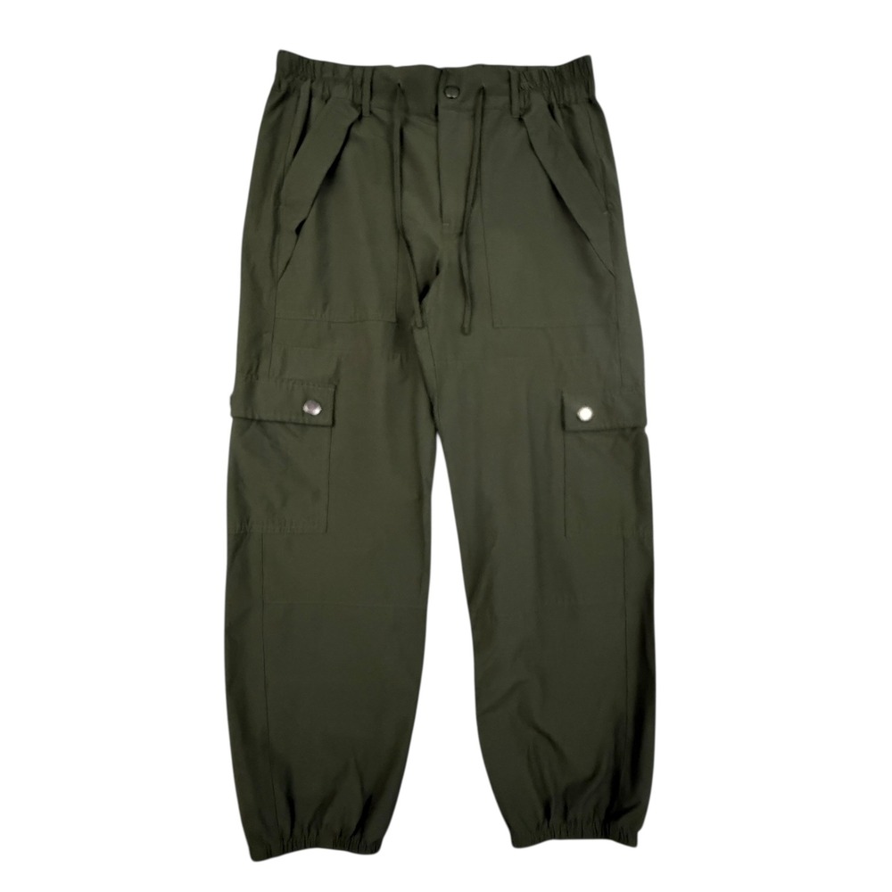 Cabi 4511 Quantum Cargo Jogger Pants Womens Small Elastic Waist Drawstring Green - Picture 2 of 13